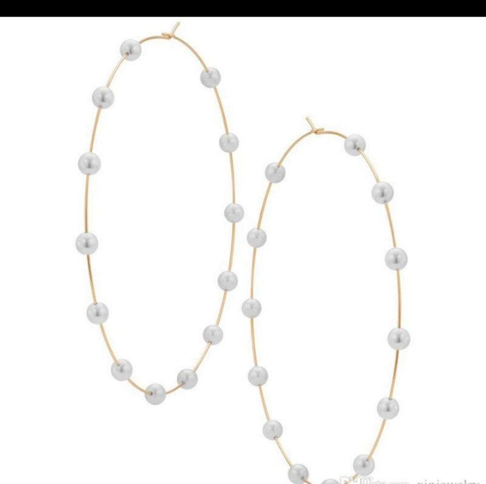 New Pearl/Gold Earrings